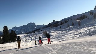 Sella Ronda, green direction 2020 (HD). Dolomiti Super Ski - Sellaronda (1080p)