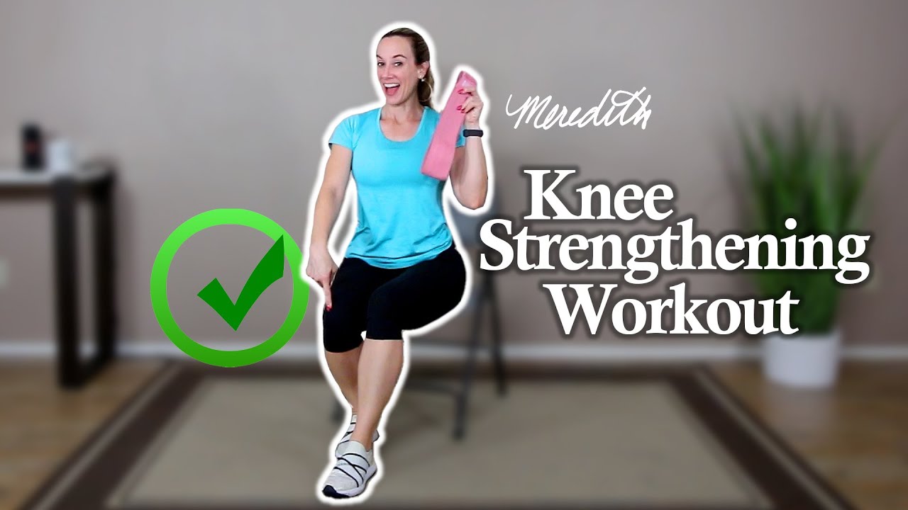 Knee Strengthening Seated Workout For Beginners Using Optional Loop ...
