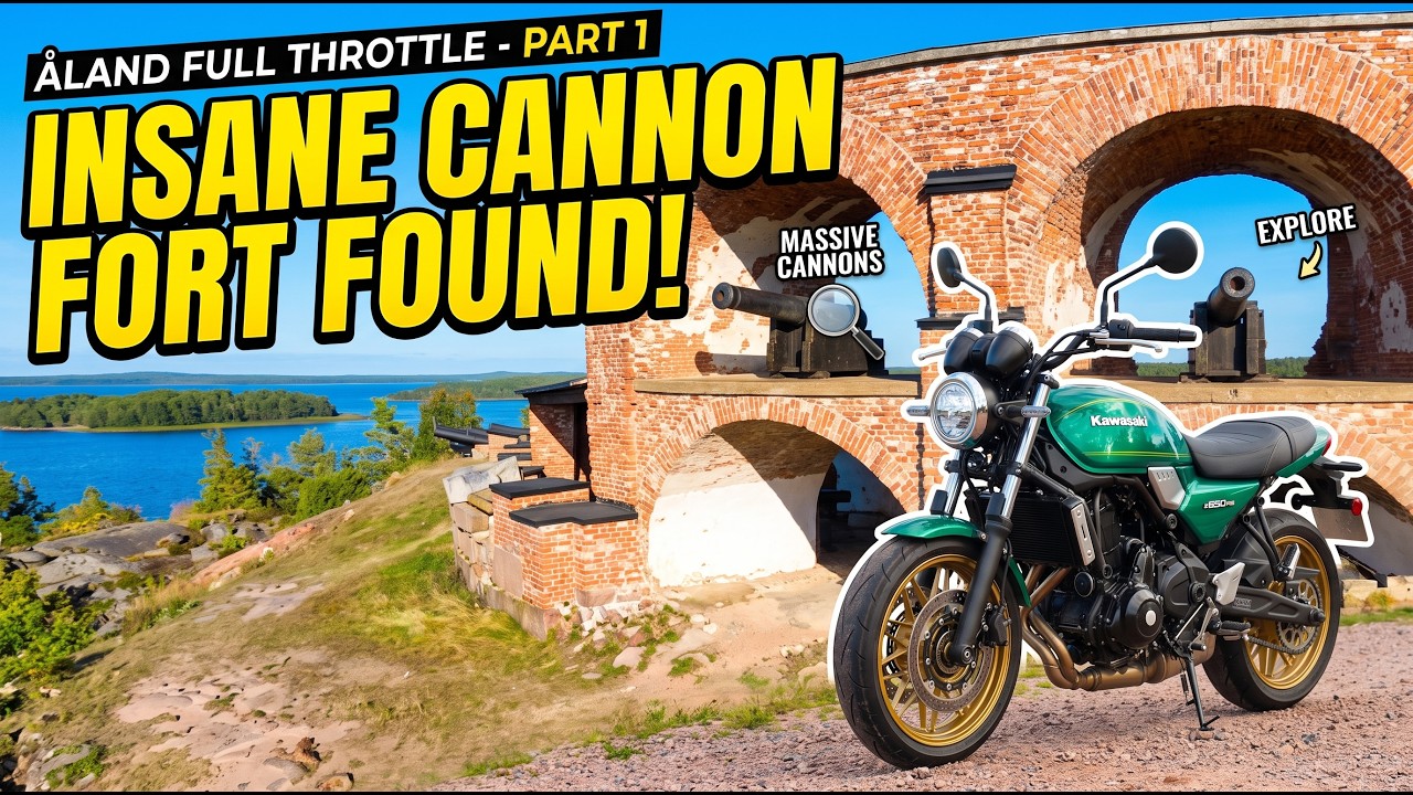 I Found This Hidden Cannon Fortress on My Motorcycle