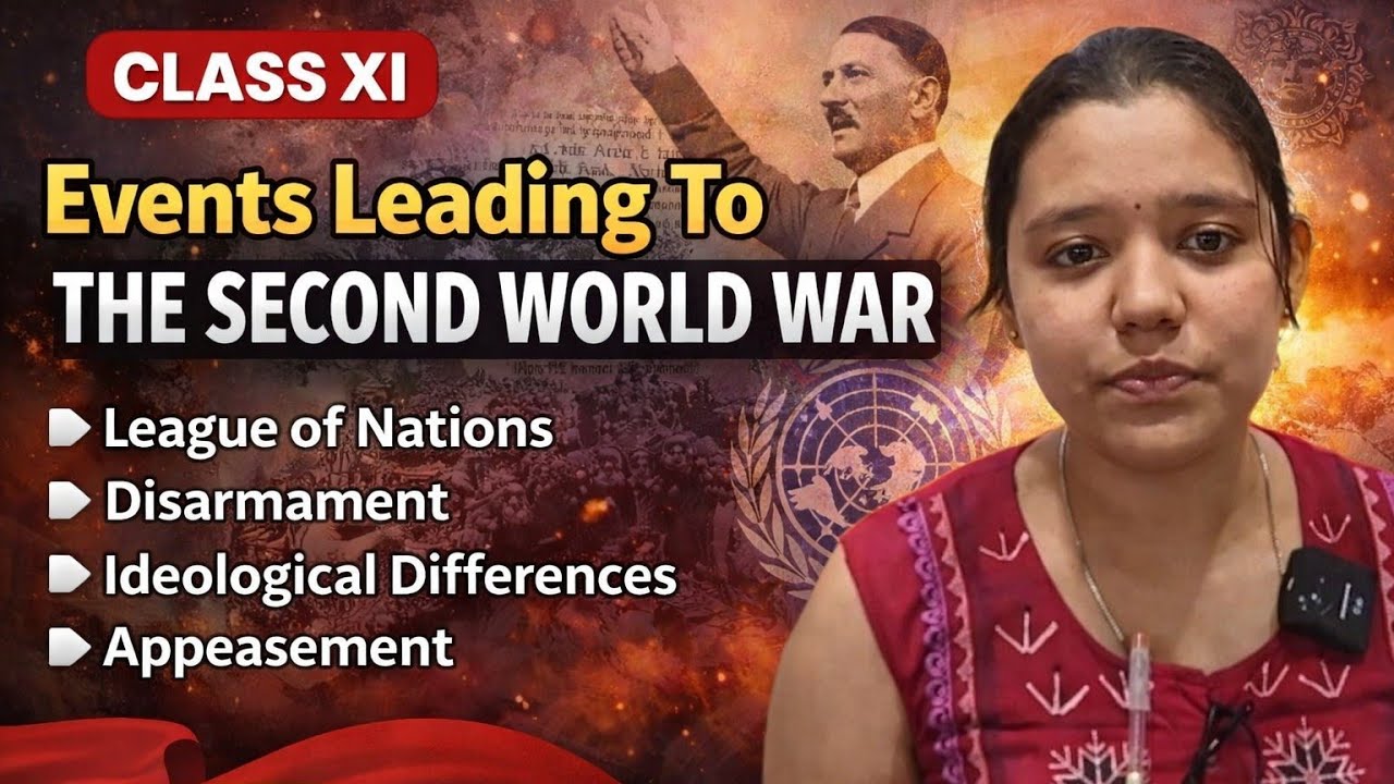 EVENTS LEADING TO THE SECOND WORLD WAR | HISTORY CLASS XI