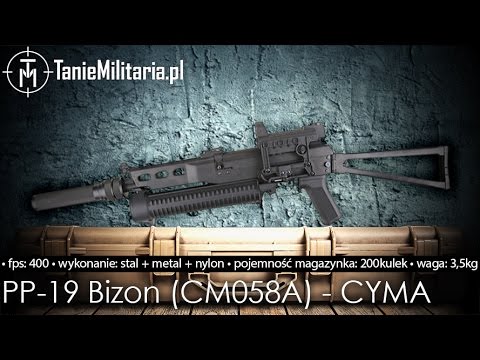 Wideo: Pistolet maszynowy PP-19 „Bizon”: zdjęcie, charakterystyka, zastosowanie