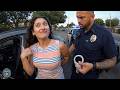 Entitled Karen’s Sarcasm Backfires During a Lawful Stop | Karens Getting Arrested By Police