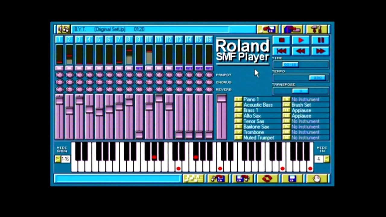 Roland SMF Player 1.25 Demo Songs (Roland SCC-1)