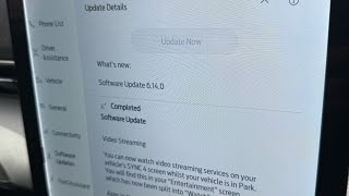 Ford Mustang Mach e YouTube software update 6.14.0 sync 4  screenshot 1