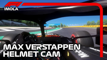 F1 Helmet Cam: Max Verstappen Onboard Lap of Imola | Assetto Corsa