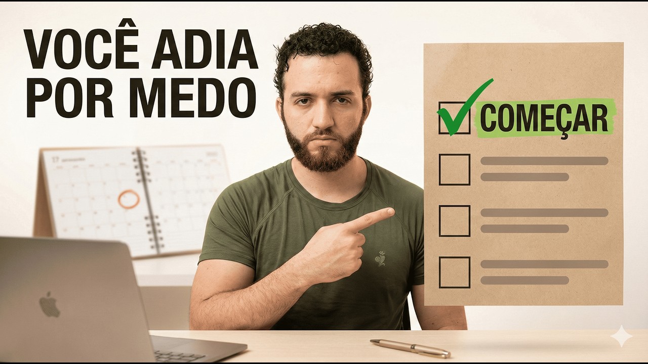 Procrastinação: o erro invisível que faz seu cérebro fugir da tarefa e chamar isso de “depois”