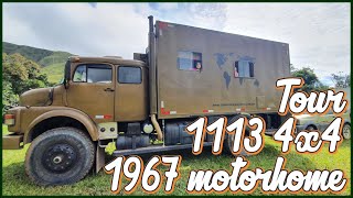 Mercedes 1113 4x4 Rockwell Motorhome   Tour 10