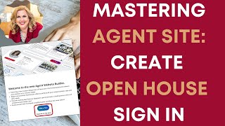 Full Creating a Digital Open House Sign-In Sheet on KW Agent Site - Easy Tutorial Guide