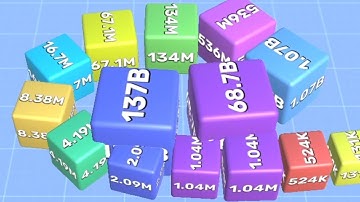 Cube 2048.io Game 🎲 A NEW GAME  🎲 CUBES SNAKE 2048.io Gameplay