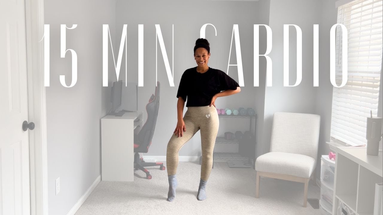 15 Min. Low Impact Cardio Workout with Weights - YouTube