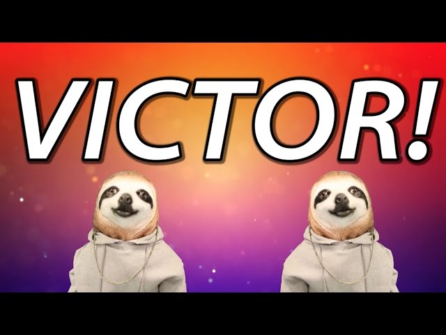 HAPPY BIRTHDAY VICTOR! - SLOTH HAPPY BIRTHDAY RAP