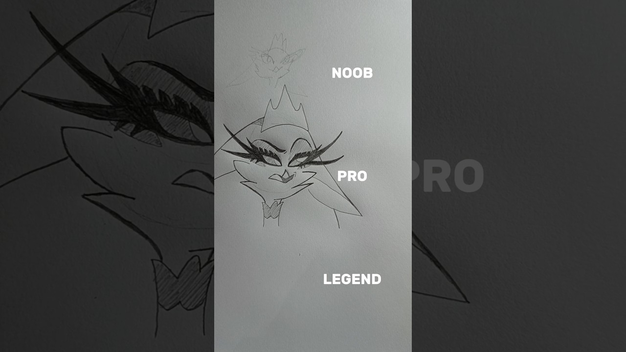 Drawing Stella from Helluva Boss 