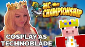 pics F1Nn5Ter Technoblade Cosplay finnster cosplays as technoblade egirl minecraft championship 9