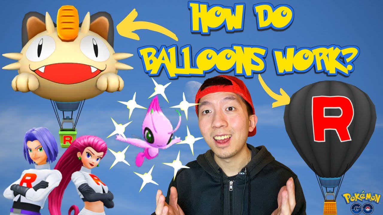 HOW MEOWTH BALLOON WORKS IN POKEMON GO *SHINY CELEBI SPECIAL RESEARCH QUESTIONS ANSWERED*