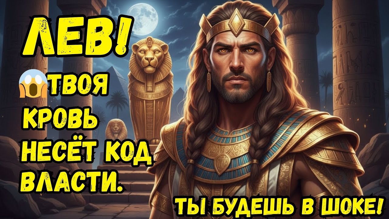 🦁ЛЕВ, ТЫ БУДЕШЬ В ШОКЕ! Древний Египет знал о твоём царственном происхождении! Что ждёт тебя зимой?