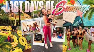 last days of summer outside☀️| zoo, tubing & nights out with friends, gym & more!! 
