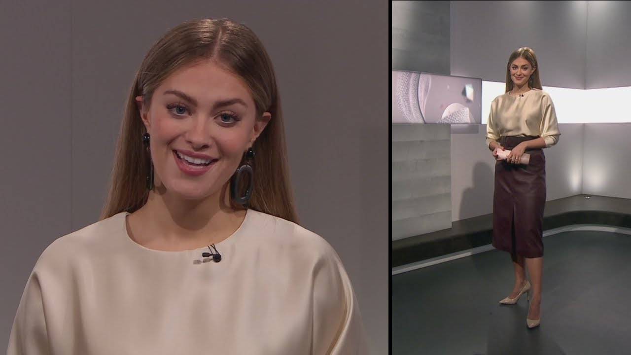 Leather Skirt Satin Blouse Top Jennifer Bosshard 20210805