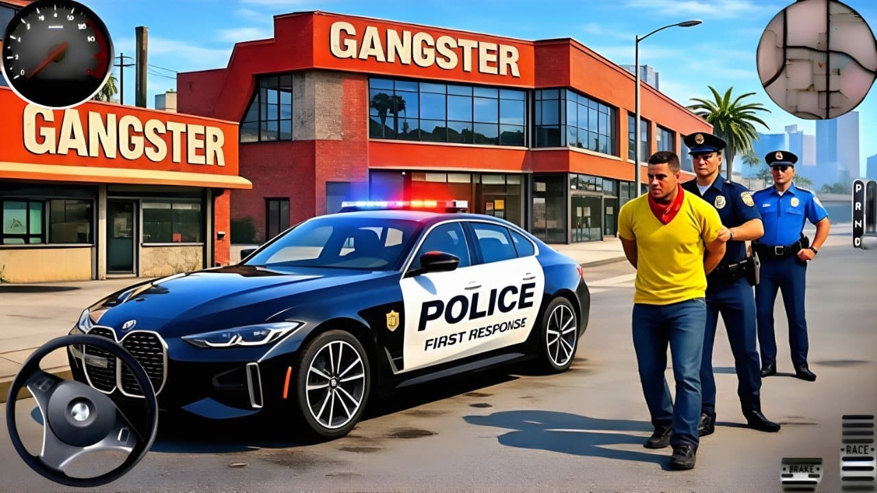 Police Car Chase Simulator 3D Games - Real Cop Cars Police Driving Simulator 2025 - Android Gameplay