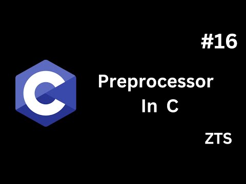 #16 Preprocessor In C | C Tutorial Series In Tamil | ZATN TECH SCHOOL