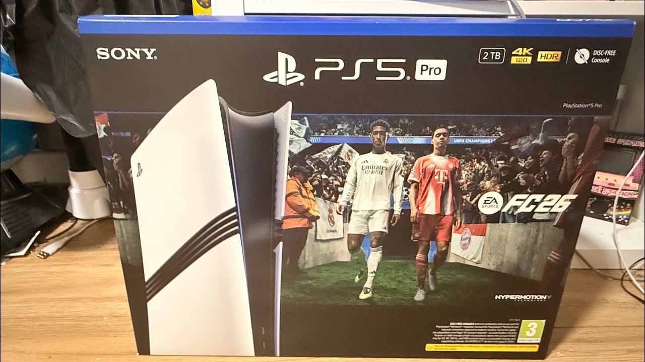 Sony PlayStation 5 Pro (EA FC 26 Edition) Bundle ASMR Unboxing