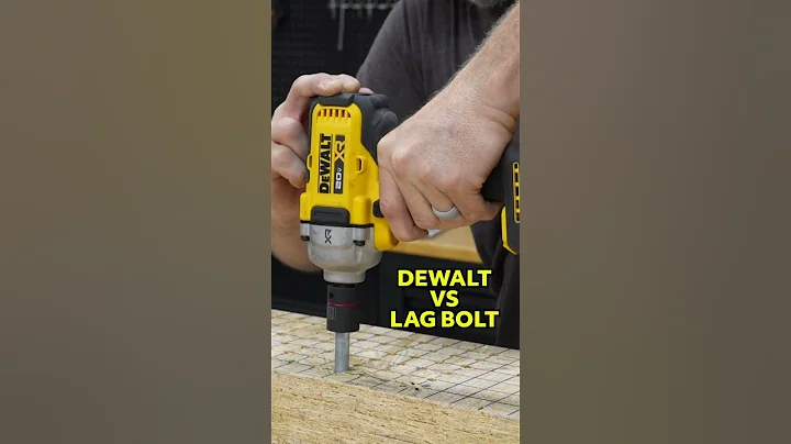 DeWalt 20V Max Impact Wrench vs Lag Bolt #DeWalt #NewTools