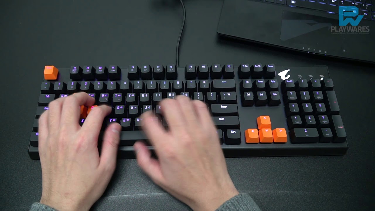 AORUS K9 Optical : Typing Demo Preview