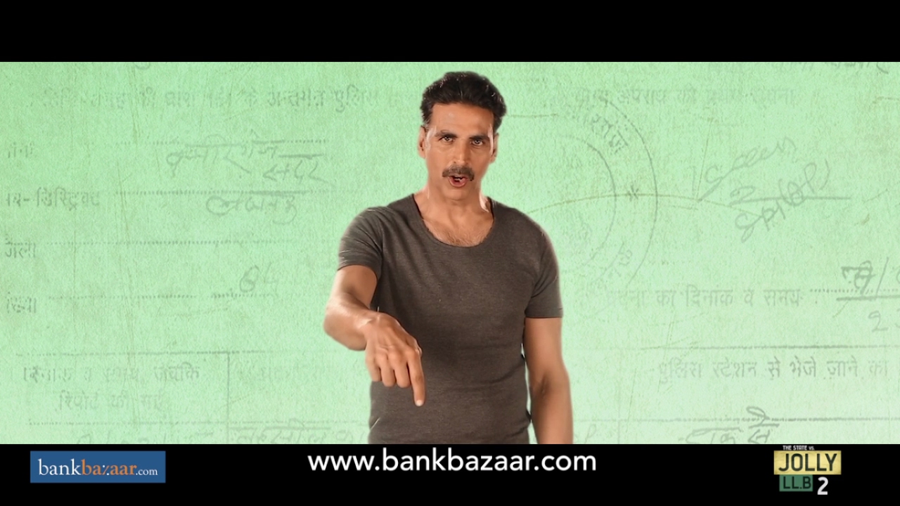 Jolly LLB 2 With BankBazaar.com