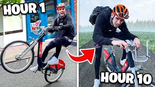 I Cycled NON-STOP for 10 Hours on a Boris Bike and Covered   KMs