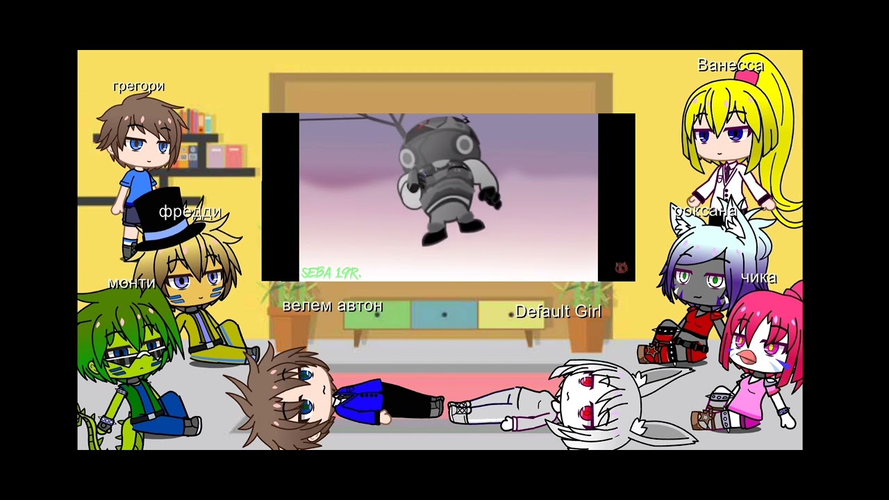 Реакция Фнаф 9 на Happy tree Friends - AMNESIA 6.5 .