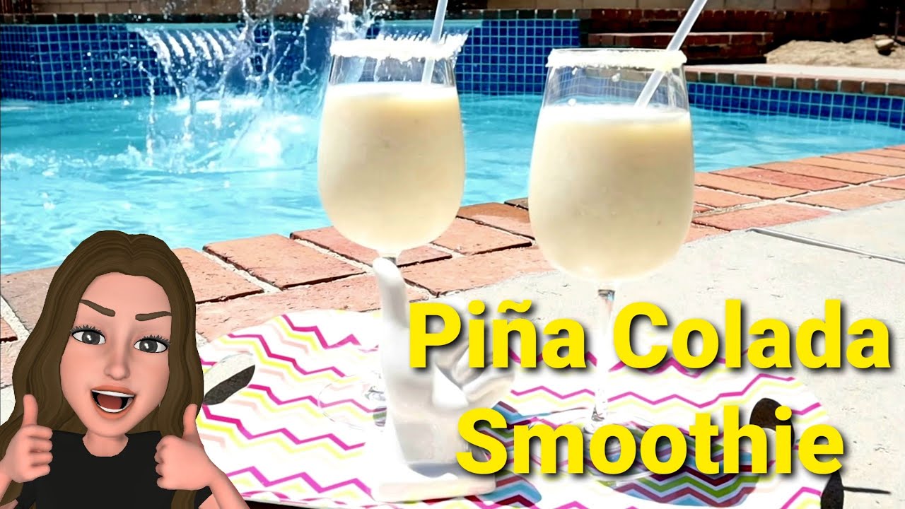 How to Make a Piña Colada🍹 Non Alcoholic Smoothie! YouTube