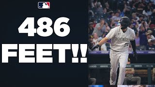 Cron crush!! C.J. Cron hits one 486 feet to the concourse!