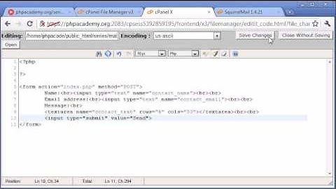 Beginner PHP Tutorial - 100 - Creating a Simple Contact Form Part 1