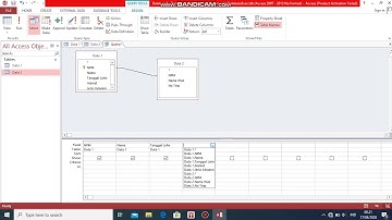 Tutorial sederhana Ms Acces tentang Table-Query-Form-Report