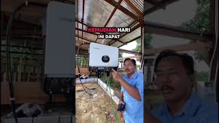 panas matahari menjadi listrik.