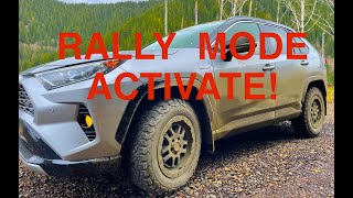 2019 Toyota RAV4 Hybrid XSE Off Road Rally Driving TEST screenshot 2