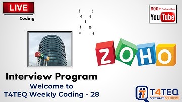 TWC - 28  - Zoho Interview Program - String Cross Pattern in C