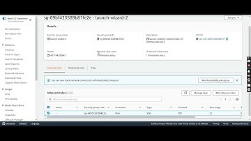 Not able to access specific port of the AWS EC2 Instance - ENGLISH