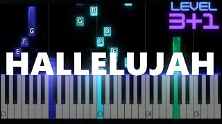 Hallelujah - Leonard Cohen - INTERMEDIATE/EASY Piano Duet