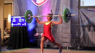 Miya Hammond--2015 USA Weightlifting Youth National Championships