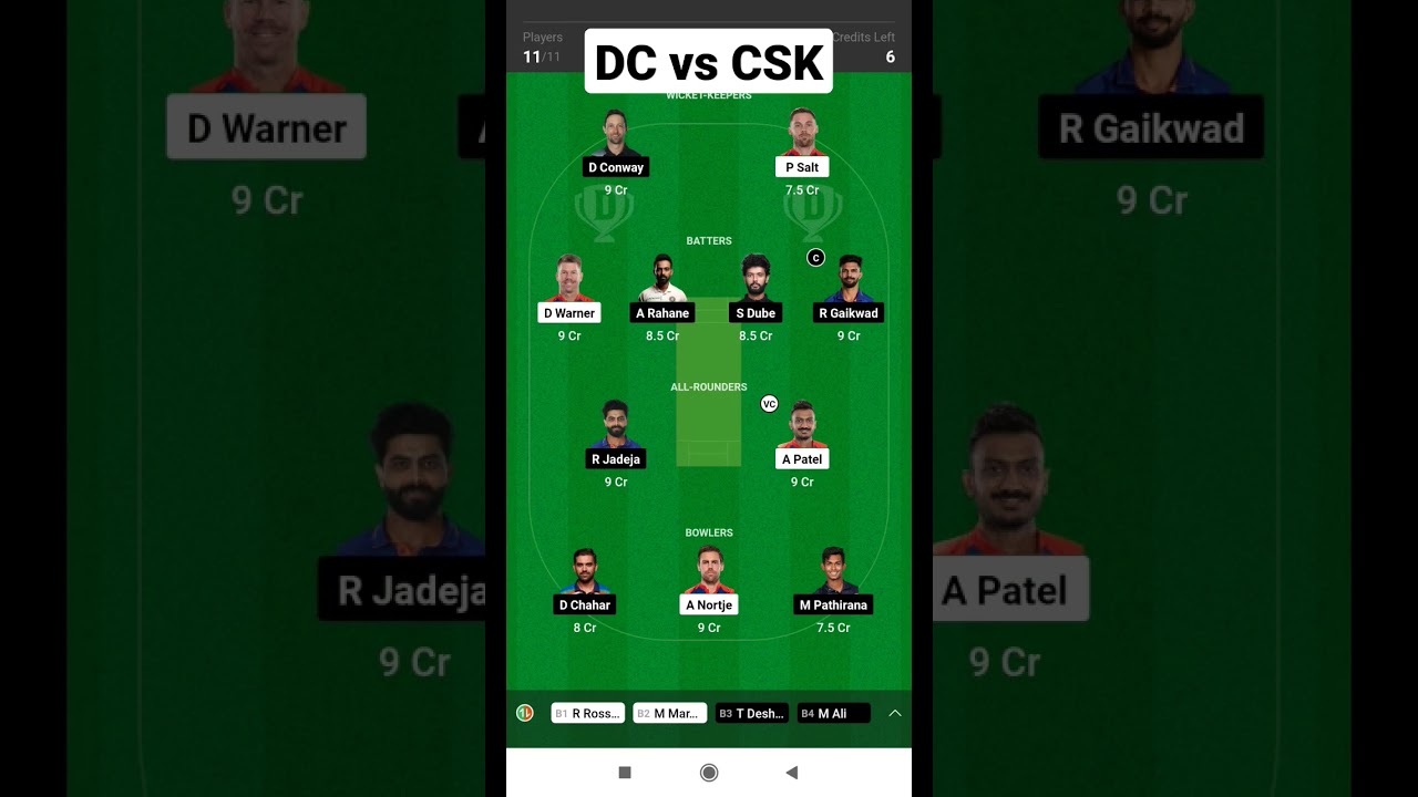 dc vs csk dream11 prediction today || dc vs csk dream11 team || ipl 2023 dream11 