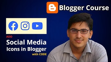 How to Add new social Media Icons to blogger || Custom Social Icons