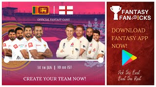 SL vs ENG| Pre Game Show | Fantasy Game App screenshot 1