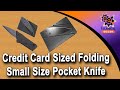 Credit Card Sized Folding Small Size Pocket Knife