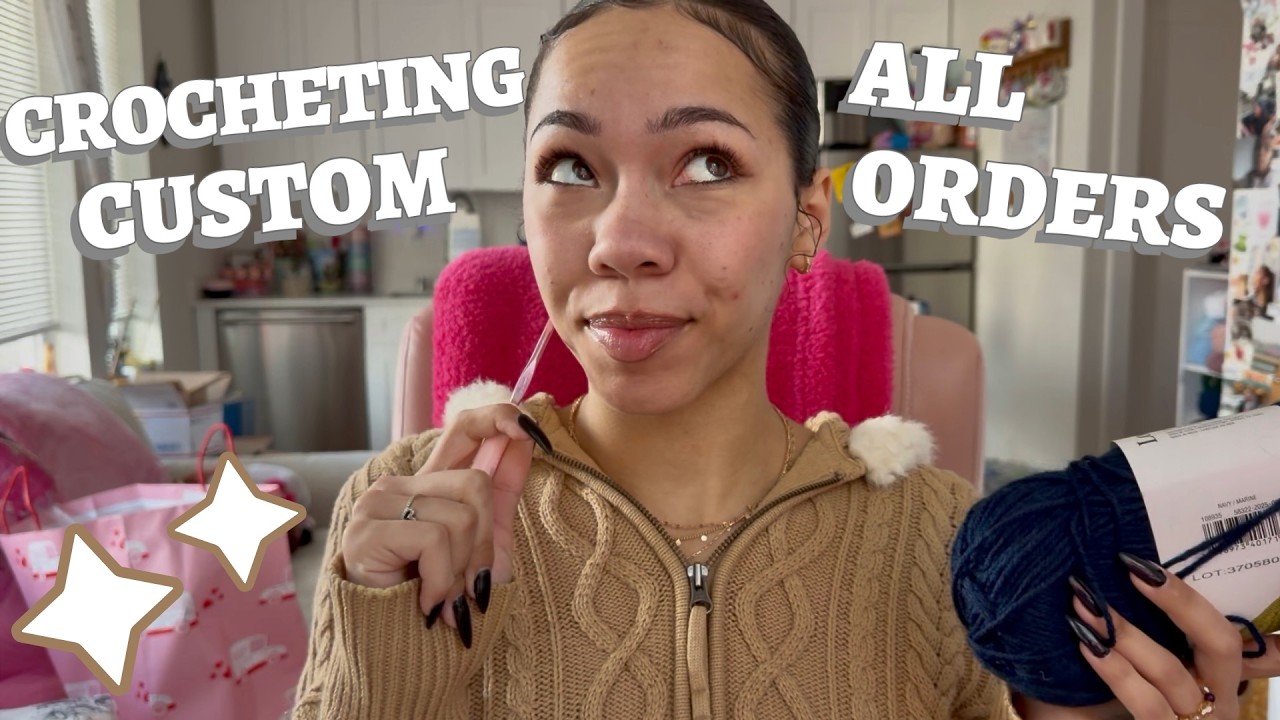 Finishing ALL MY CROCHET CUSTOM ORDERS
