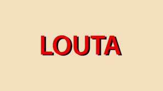 Miniatura de vídeo de "LOUTA - LOUTA (FULL ALBUM)"