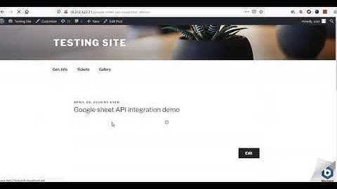 CRM google sheet API integration demo