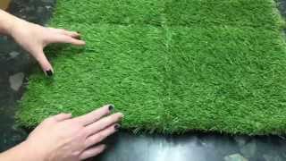 人工芝 タイル式　ジョイント式