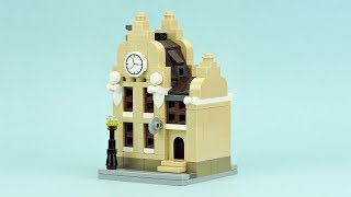 LEGO Mini Clock Workshop. MOC Building Instructions.