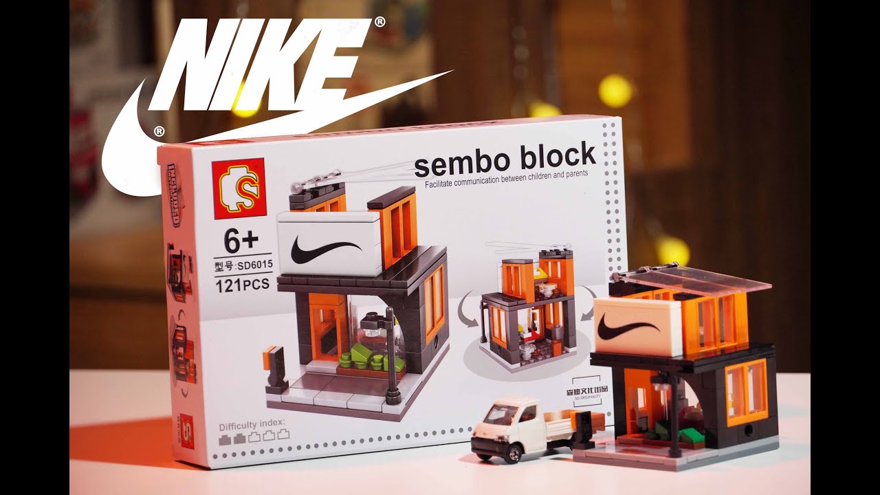 Unbox - Speed Build - Review Sembo Pepsi - Lego Sembo Block SD 6607. 