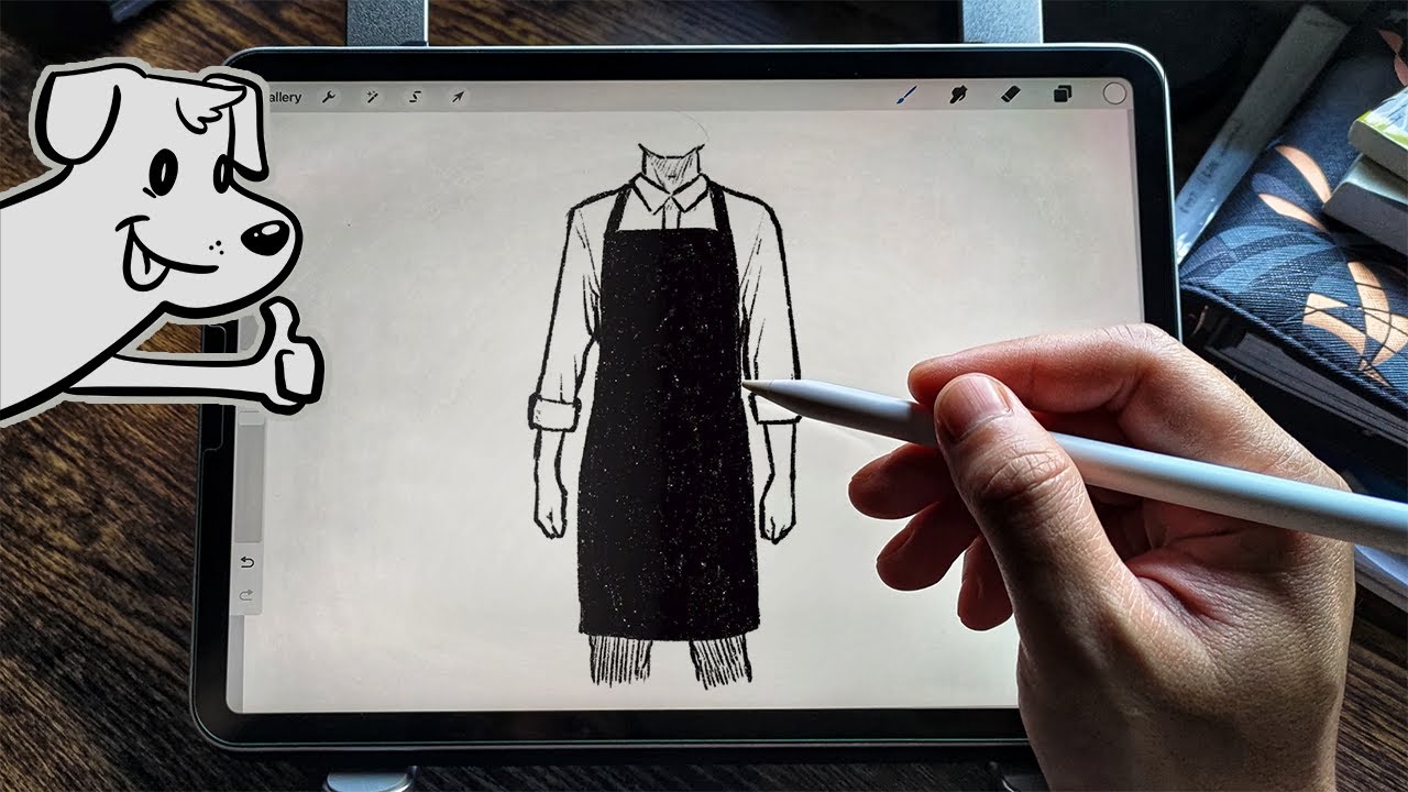 How To Draw Apron How to draw a laboratory apron 🥼 - YouTube